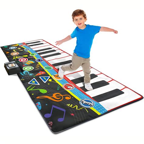 musical piano floor mat